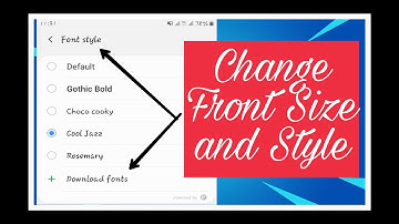How To Change Mobile Font Size and Style in Any Android Device 2020| Bangla Tutorial