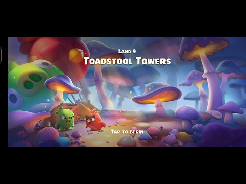 @AngryBirds Angrybird Journey land 9 Toadstool Towers Cross Level 2241 To 2245 V#597