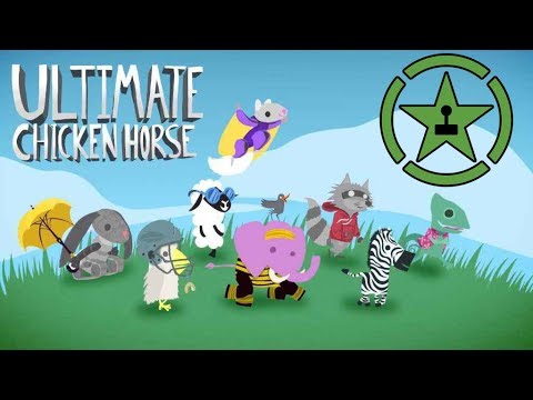 Best Bits of Achievement Hunter | Ultimate Chicken Horse Part 1
