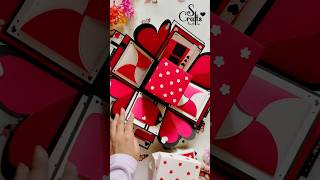 Explosion Box ideas | cardmaking greeting cards | handmade gift ideas | S Crafts #shorts