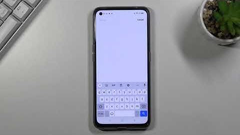 How to Place Keyboard Back at the Bottom of the Screen on REALME GT 5G - Realme Floating Keyboard