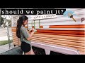 Picking Out The Exterior Paint For Our 1970's Camper! HELP US DECIDE!