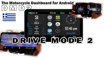 DMD2 The Motorcycle Dashboard for Android Part1 - Ελληνικά