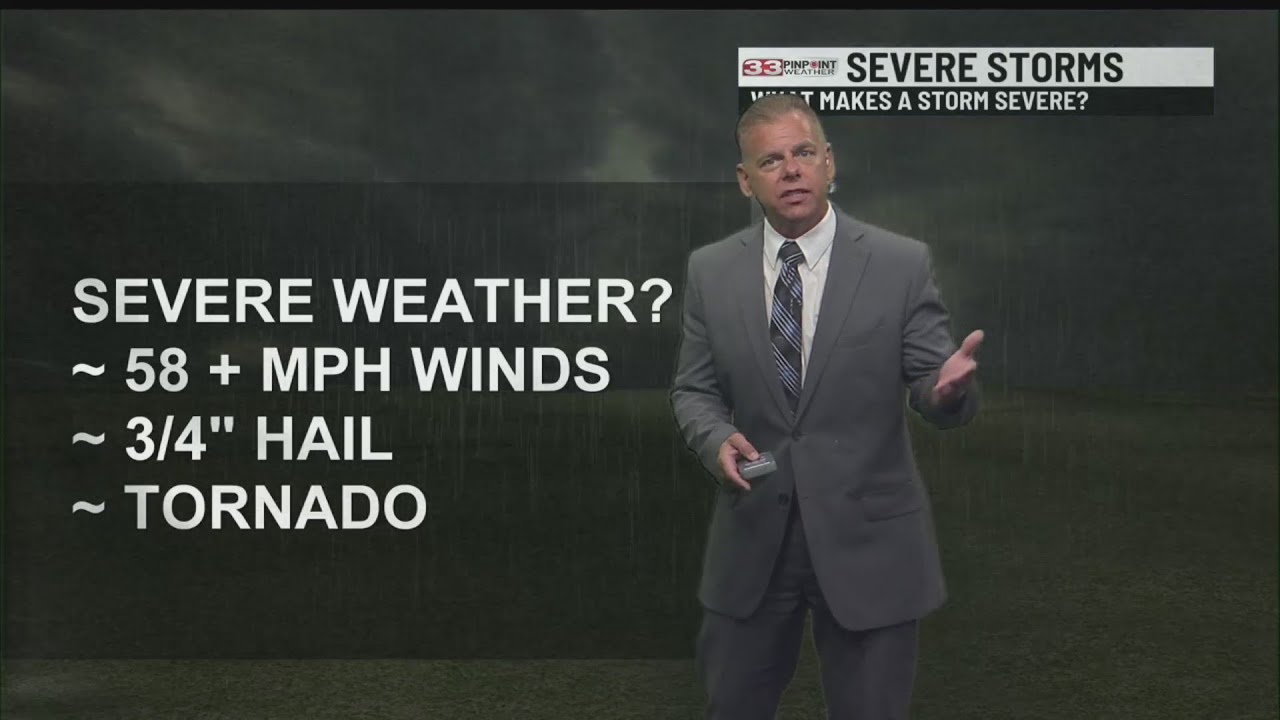 Storms, some strong to severe possible Wednesday - YouTube