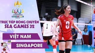 VIỆT NAM vs SINGAPORE: Đè bẹp Singapore, các cô gái Việt Nam ra quân thuận lợi