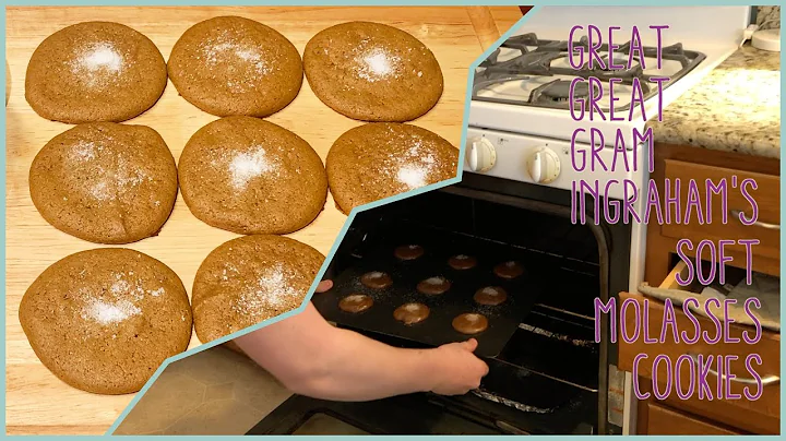 Great Great Gram Ingraham's Soft Molasses Cookies