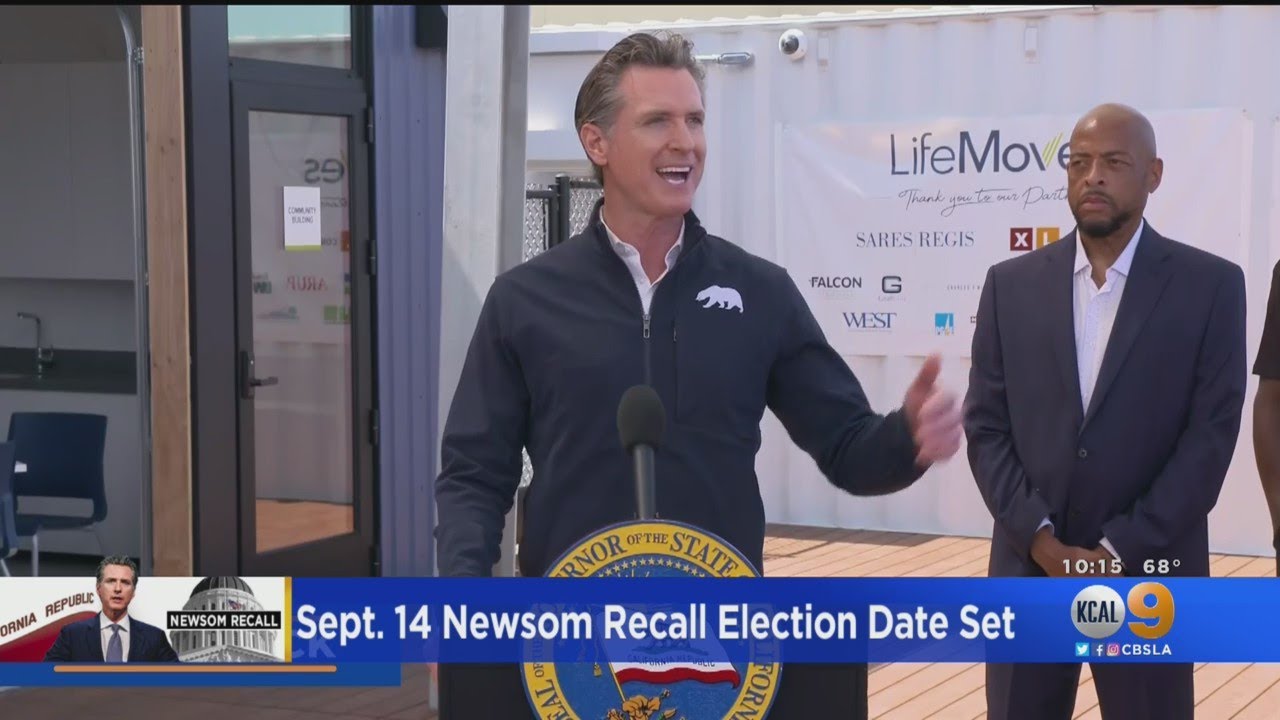 Date Set For Newsom Recall Election Youtube Date Set For Newsom Recall Election Youtube
