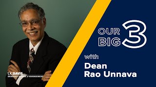 Dean Unnava's Big 3 Video | Back-to-School 2021 | UC Davis Graduate School of Management