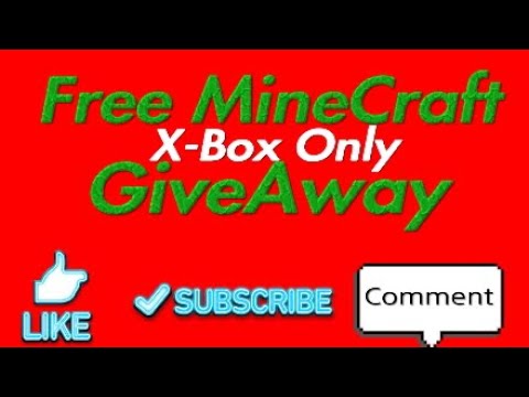 Free MineCraft GiveAway (XBox Only) #GAMERGANG - YouTube
