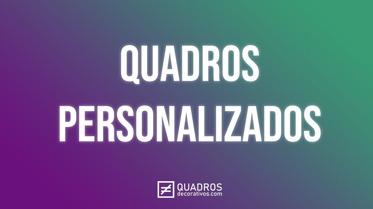 Vídeo de Quadro Personalizado Horizontal