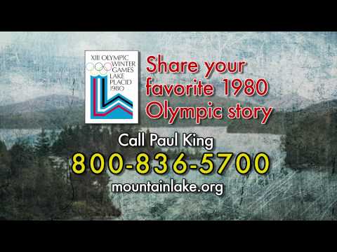 During the month of January, Mountain Lake PBS will be recording and airing memorable moments from the 1980 winter games, and we'd like you to share your favorite story. Call Paul King at 800-836-5700 to arrange a time to come into our station and share your story. Join us as we remember the 1980 Winter Olympics here on Mountain Lake PBS.