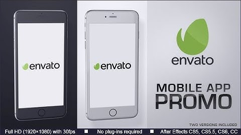 MOBILE APP PROMO ► [ AFTER EFFECTS TEMPLATES ]