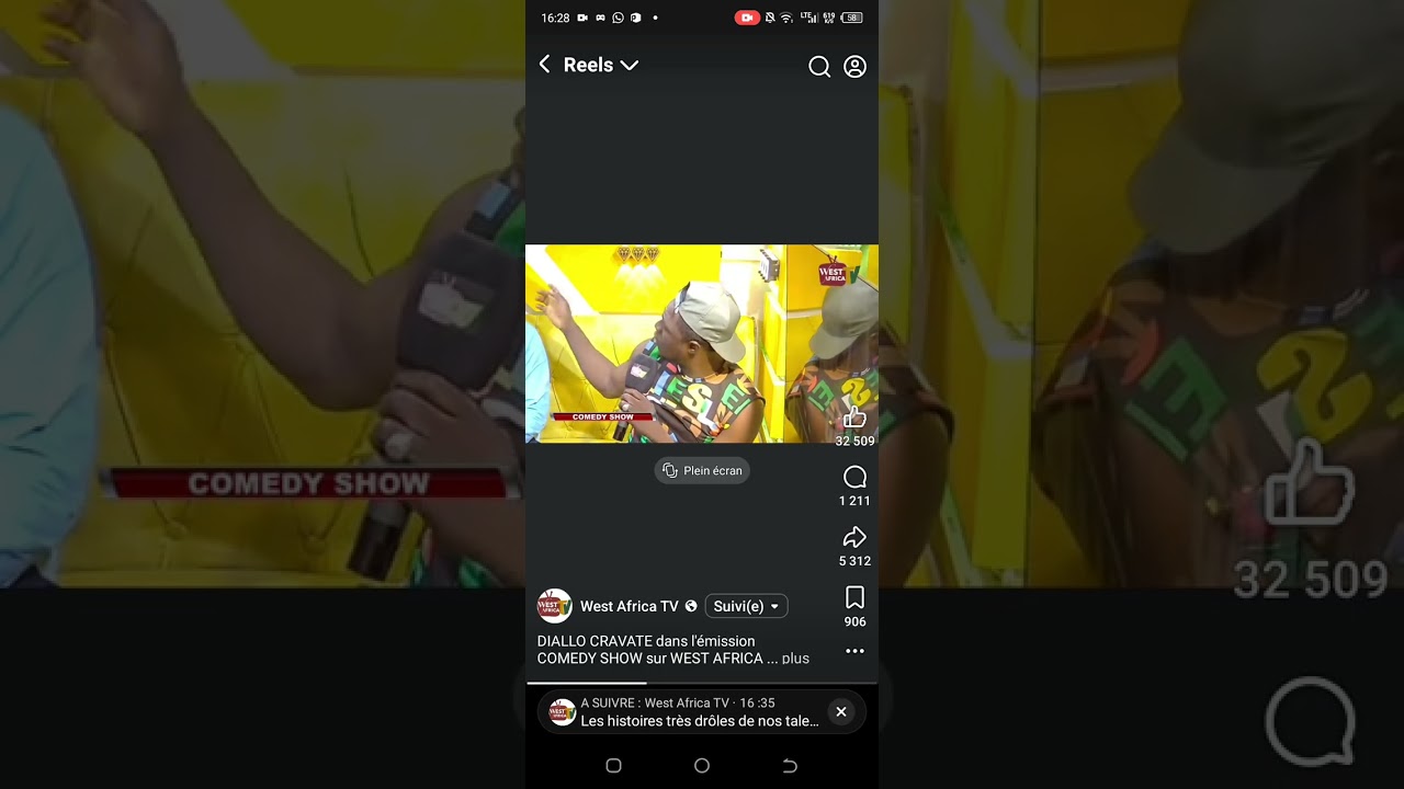 Diallo cravate en mode de commédie reportage Guinéen 🤣🤣👍