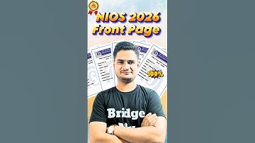 NIOS TMA 2026 April Front Page Full Details | How to Make TMA Assignment Front Page + Free PDF #nios