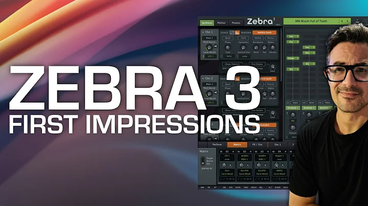 It's here... First look at u-he's Zebra 3!