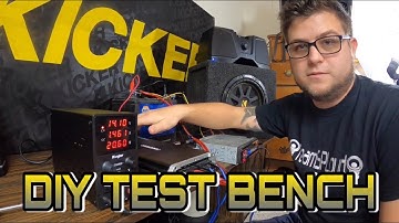 HOW TO BUILD YOUR OWN CAR STEREO IN YOUR HOUSE - TEST BENCH