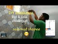 Hot and Cold shower mixer set DIY installation.