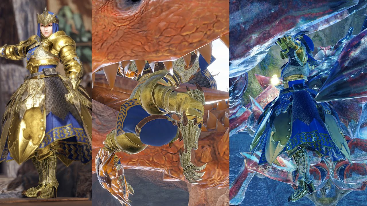 【MHR:S リョナ】ゴルルナ装備 拘束攻撃＋敗北【モンハンサンブレイク ryona】