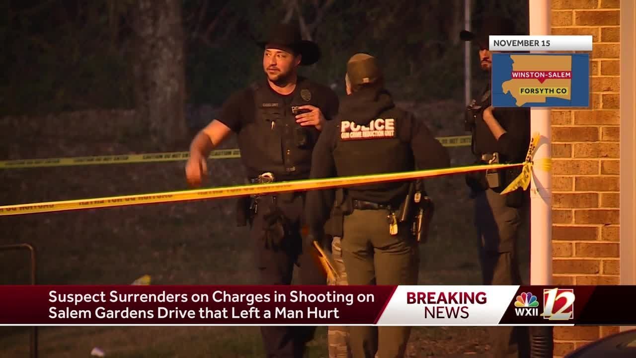 Winston-Salem man turns himself in after November shooting - YouTube