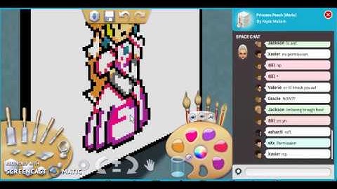 Smallworlds/Minimundos Sculpting Tutorial - Coloring in Princess Peach