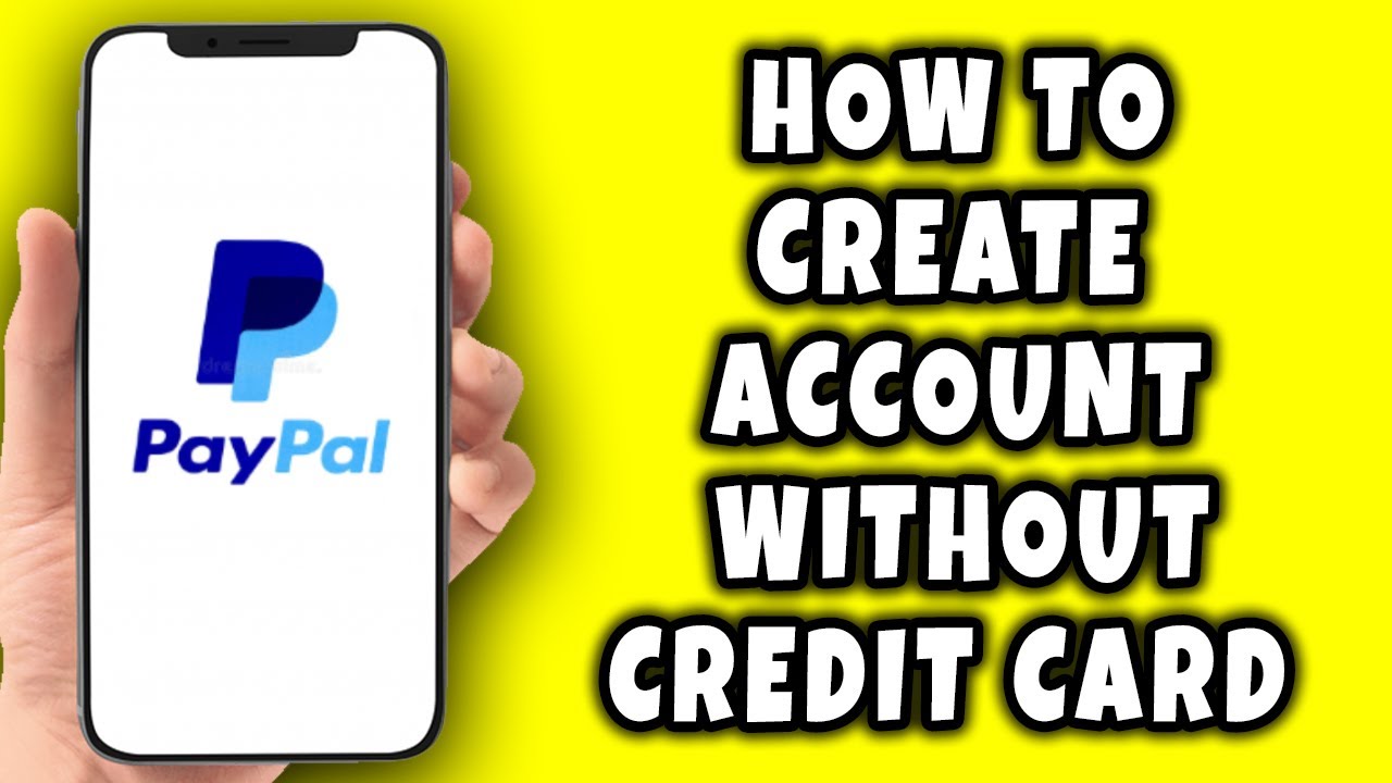 How To Create A Paypal Account Without Credit Card Paypal Tutorial