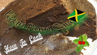 Best ??Jamaican Style Vegan Christmas⛄ Cake Recipe Fruit Cake Black Cake, Rum cak?The Old School Way