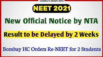 NEET 2021 Result Date? | Phase 2 Registration Extended | Result Delay | Vishnu