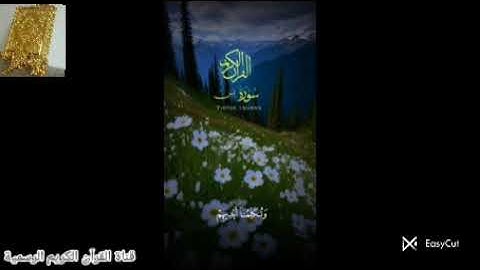 #ماتيسر_من سورة يس بصوت القارئ للشيخ ا حمد النفيس قناة القرآن الكريم الرسمية