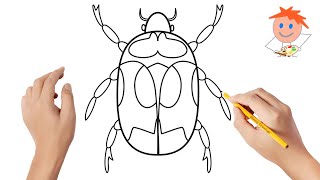 How to Draw a Ladybug Easy Step by Step  YouTube