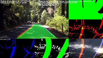 Advance lane finding - harder challenge video (detailed)