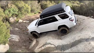 5th Gen 4runner TRD PRO off roading at Corral Canyon OHV Sidewinder Trail in Campo, CA 03.09.19