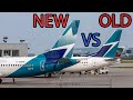 OLD vs NEW LIVERY! WestJet Boeing 737 MAX 8 (B38M) in Montreal (YUL/CYUL)