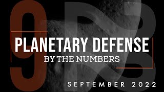 Near-Earth Object Count Updated | Planetary Defense: By the Numbers - September 2022