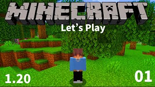 A fresh new start at 1.20. Minecraft Survival Let's play Ep.1 #gaming #minecraft #letsplay #1.20