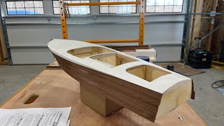 Dumas Chris Craft Build Pt. 2, Planking