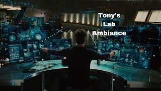 Tony Stark Lab Ambiance Asmr Tony Talking, Rain And Thunder