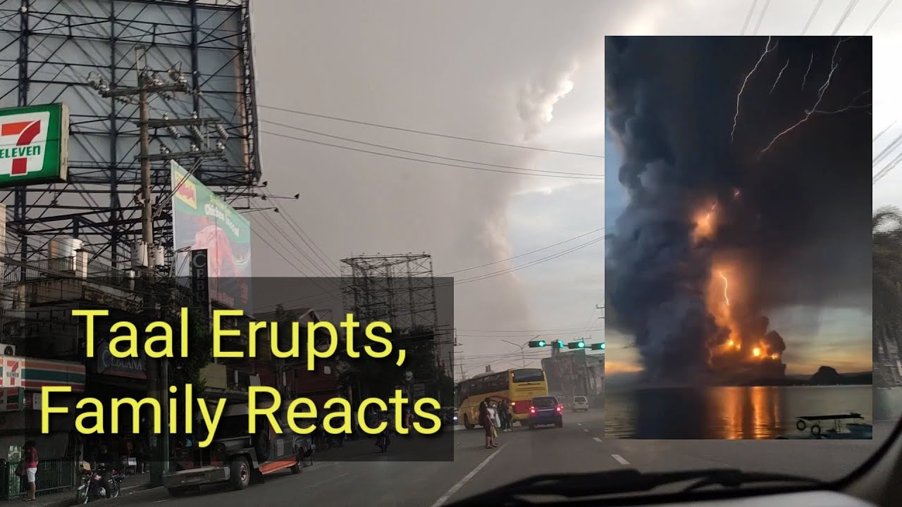 Taal Volcano Eruption Reaction