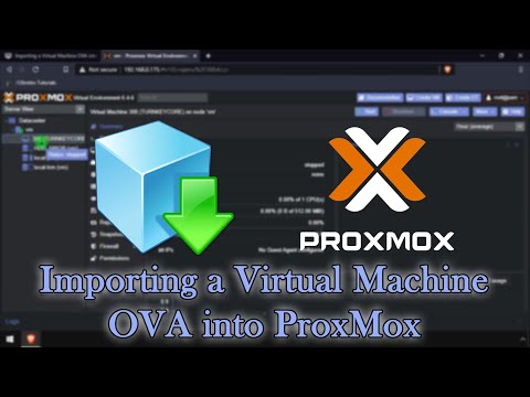 Importing a Virtual Machine OVA into ProxMox