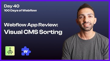 Day 40/100 - Webflow App Review: Reorder Your CMS Items with Flowguys Toolkit - 100 Days of Webflow