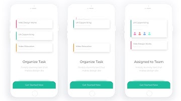 On-Boarding UI Design Animation InVision Studio