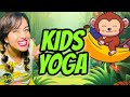 🐸 Morning Routine Exercise For Kids with Animals! 🐒  Easy and Fun Yoga For Children