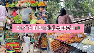 BANGLADESH HOLIDAY VLOG 🇧🇩 || MOULVIBAZAR TOWN || VEGTABLE SHOPPING AND MISTI