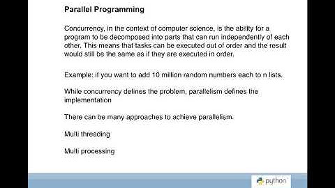 Parallel Programming Session 1