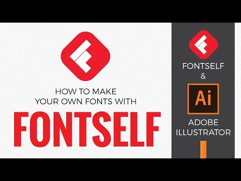 Fontself Maker 및 Illustrator CC로 자신 만의 글꼴을 만드는 방법