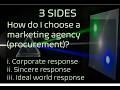 3 Sides - How do I choose (procure) a marketing agency?