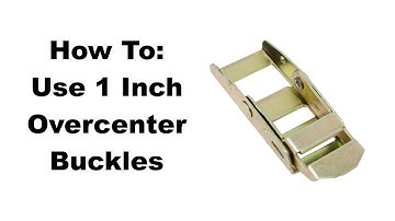 CustomTieDowns How-To Series: COB1 Overcenter Buckle