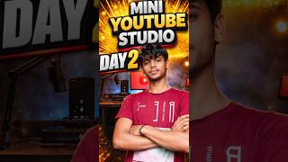 Mini YouTube Studio Setup 🔥Day 2        #villagevlog #minivlog #dailyvlog #ministudio