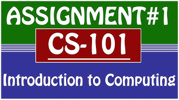 CS101 Assignment 1 Solution Spring 2021 || Introduction to Computing || Complete Solution