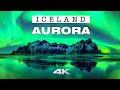 Northern Lights in ICELAND ★ Magical AURORA Borealis ★ Ambient Aerial 4K ||►