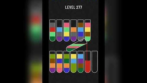 Water sort puzzle level 277